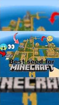Minecraft village seed 1.21.120 (bedrock & java)😱❕ #Minecraft #shorts