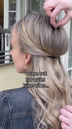 Easy Glam Hair: Chain Headband Trick ✨