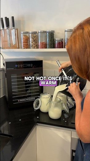 Overnight Yoghurt in Your BenchFoods Dehydrator (2 Ingredients, No Fuss)