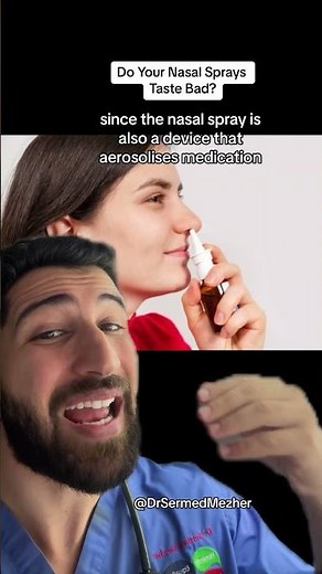Do Your Nasal Sprays Taste Bad? #technique