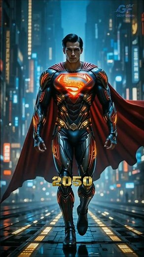 Evolution of SUPERMAN from 1940 to 2099 🛡️