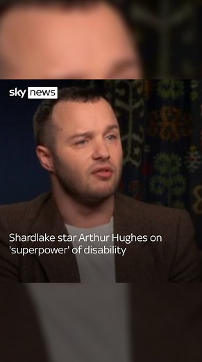 British actor Arthur Hughes says it’s a great step forward to have a disabled character leading the cast in a show that isn’t about disability. #actor #arthurhughes #disability | Sky News