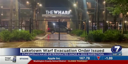 Evacuations of the Laketown Warf due to structural issues