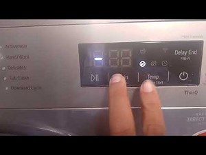 lg front load washing machine / child lock