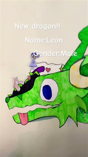 New dragon!#dragonpuppets#silly#aliens#art#drawing