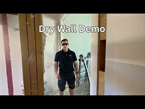 How to do drywall demo