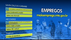 Confira as vagas de emprego disponíveis no interior de PE