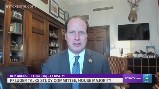 Pfluger talks Republican Study Committee, House majority