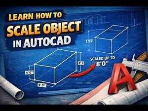 How to Scale Any Object in AutoCAD | Easy Method (Architecture & Civil)