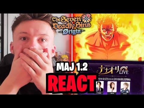 🚨 DINGUERIE ! REACT ANNONCE 7DS ORIGIN 1.2 : LE REVEAL ESCANOR EST LÀ !!!