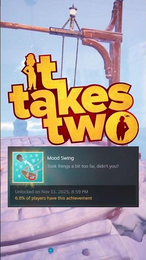HOW to UNLOCK Rare "Mood Swing" (6.8% Collected) Achievement & Trophy #ItTakesTwo #Shorts