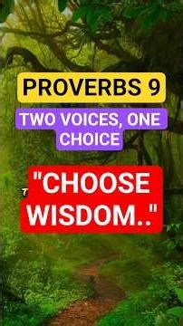 PROVERBS 9: THE WAY OF WISDOM | THE FEAR OF THE LORD