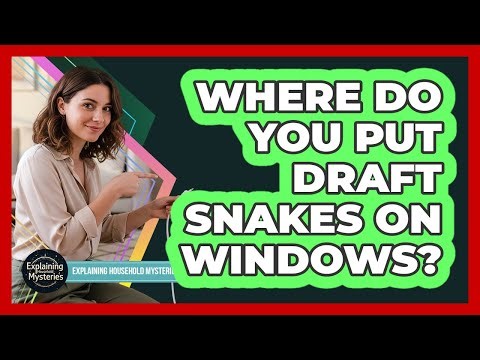 Where Do You Put Draft Snakes On Windows?