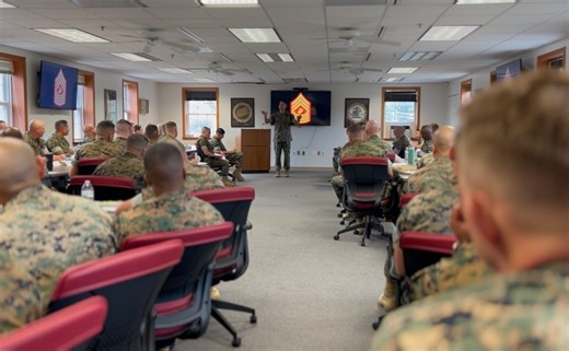 SgtMaj of the Marine Corps on Instagram: "Today, I had the opportunity to speak with almost 60 Marines attending First Sergeants School. Our discussion focused on how we can embrace modern technology and advancements, while preserving the traditions that define us as Marines. We have to respect both, in order to achieve the best version of our Corps. 📍Quantico, Virginia (September 16, 2025) #Marines #MarineCorps #Leadership #SNCO #FirstSergeants #Military #MilitaryEducation"