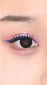 Dreamy Klein Blue Diamond Eye Makeup ✨ High-Saturation Blue Eyeshadow Tutorial | Beginner Friendly