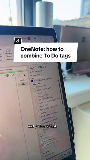 Replying to @itsbensaid how to combine your Microsoft OneNote To Do’s and Tags into ONE consolidated list 🤓 #digitalorganization #onenotetips #microsoftonenote #todolist