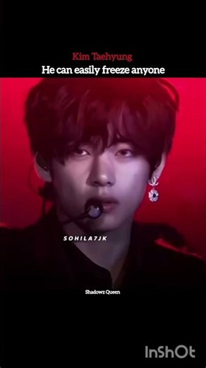 he can easily freeze anyone#bts #shorts #viral #v #jk