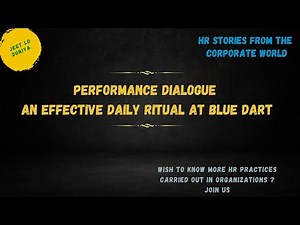 Performance dialogue: An effective daily ritual at Blue Dart