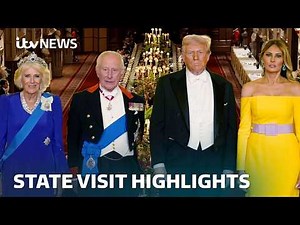 Pageantry and politics: Watch the highlights from President Trump's second state visit | ITV News