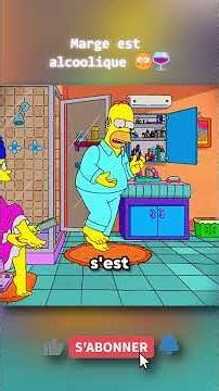 Marge est alcoolique 😳🍷 #simpsons #thesimpsons #springfield #homersimpson #dessinanime #cartoon
