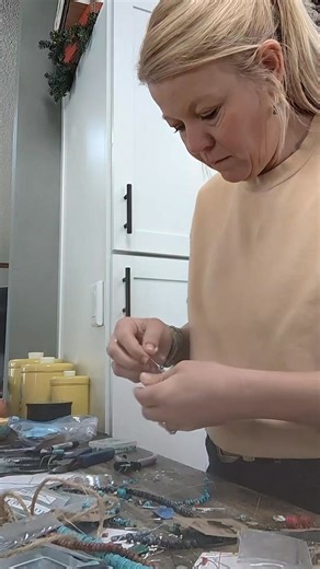 22 reactions | From wire to wearable. Turquoise chip hoops in the making. Shop local  Support small ❄️ Happy holidays ☃️✝️ | Wounded Buffalo Boutique | Facebook