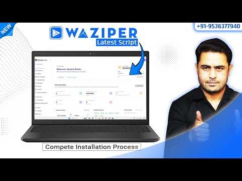 How to install waziper new script on vps server | Waziper latest script installation #waziper