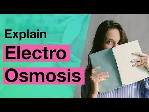 Explain Electro-osmosis with diagram? | Colloidal State | Physical Chemistry