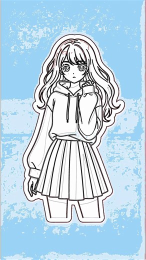 Easy Anime Girl Drawing: Pastel Kawaii Style for Beginners with Chillify