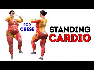 EASY STANDING CARDIO WORKOUT FOR OBESE WOMEN