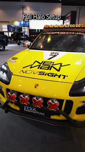 Check out this Porsche Cayenne 957 overland build with a New Man racing livery