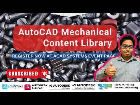 AutoCAD Mechanical Content Library