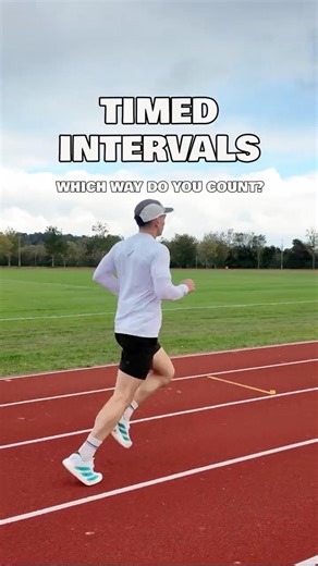 Which way do you count during intervals?