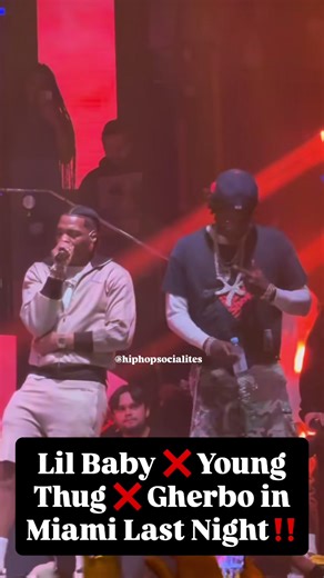 Lil Baby, Young Thug, and G Herbo Party in Miami