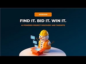 Find It. Bid It. Win It. How AI Speeds Up Project Discovery and Takeoffs