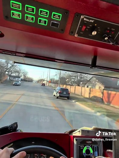 Exciting Emergency Run on a Fire Engine