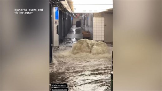 NYC subway floods: Major service suspensions after torrential rain