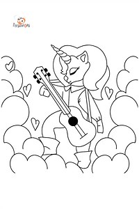 Magic Unicorn Coloring Book ♥ Online and Print for Free!