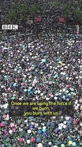 547K views · 10K reactions | Aerial footage shows the extent of a pro-democracy protest in Hong Kong, where hundreds of thousands gathered amid increasingly severe warnings by Beijing. https://bbc.in/2z3VQz4 | BBC News | Facebook