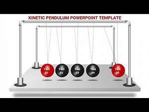 Kinetic Pendulum PowerPoint Template. Tutorial No. 868