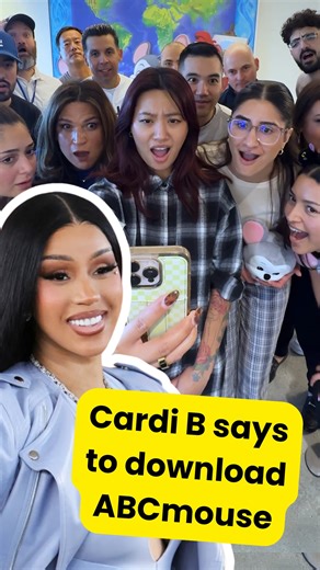 ABCmouse on Instagram: "When Cardi B says to download ABCmouse for your kids, you gotta listen. Thanks queen @iamcardib 💅 #cardib #abcmouse #amithedrama #screentime"