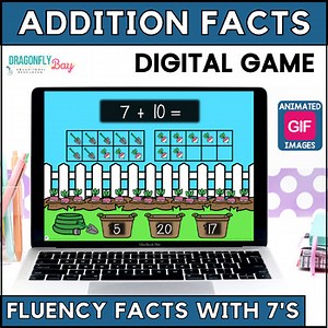 Addition Fluency with 7s Using a Ten Frame Digital Math Game