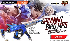 How to get KongFu emote and Spinning Bird MP5 in Free Fire