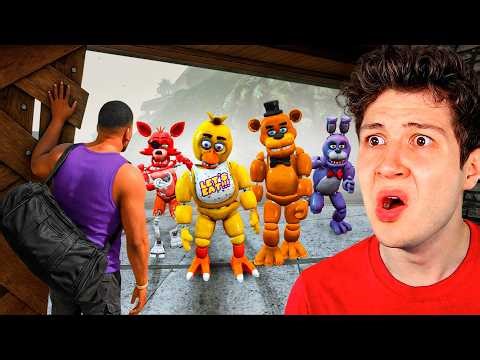 PROTEGIENDO MI CASA de FIVE NIGHTS AT FREDDY´S en GTA 5! 🏡🐻 (Mods)