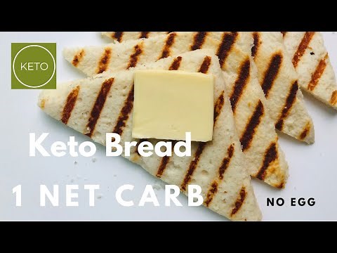 2 MINUTE KETO BREAD | 1 NET CARB PER SLICE | NO EGG