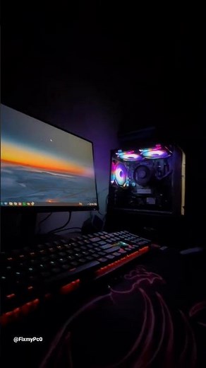 Rate my PC setup from 1–10 👇🔥 #shorts