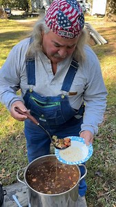 688K views · 17K reactions | Eating gumbo! #gumbo #louisiana #cajun #reels | Bruce Mitchell | Facebook