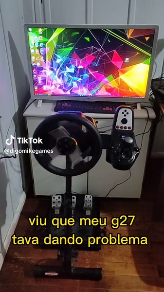 Problemas Resolvidos no Logitech G27: Teste de Pedais