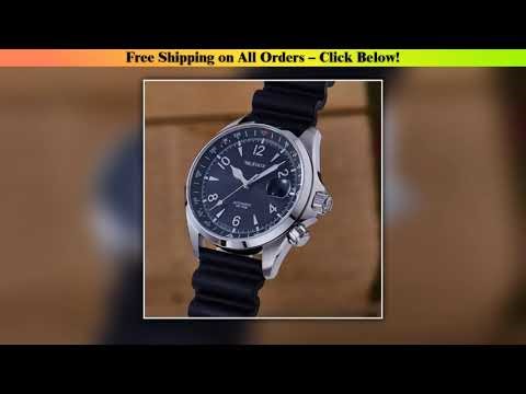Milifortic S089 Alpinist Homage Sport Watch Men Inner Compass Bezel Rubber Strap NH35 Automatic