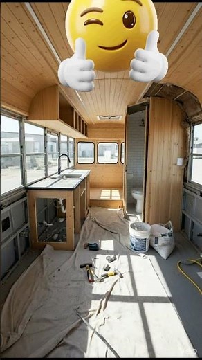 This Old Bus Became a Livable Home #beforeandafter