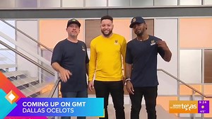 Spreading the Ocelots energy! 🦁 Dallas Ocelots Head Coach Pat Alley, Larry ‘Boa’ Jones, and Frankie Solomon hit WFAAGMT for Good Morning Texas, stirring up excitement for the 2024 AFFL season and tickets now on sale! 🎟️🏈 #AFFL #FlagFootball #WFAAGMT #GoodmorningTexas #afflocelots | American Flag Football League